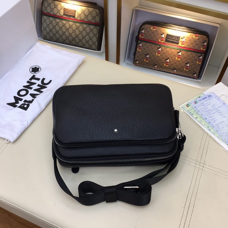 Original single goods [love] Gucci original single authentic new counter with the same high-end men's casual cross-body bag   workmanship is super refined and elegant. With imported raw materials cowhide counter special 