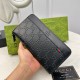 [Original] Gucci Gucci  [Model] 6660113 small wallet [Size] 19-10-2.5cm [Color] black High-end quality (original authentic) [Material] Gucci counter purchases classic  original imported   cowhide  authentic imported YKK 