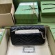 .   Comes with a full set of original green box packaging.  GG Marmont Collection Trimmed Card Case Mini Chain Wallet. The Double G accessory design infuses the brand's contemporary style with a traditional essence, brin