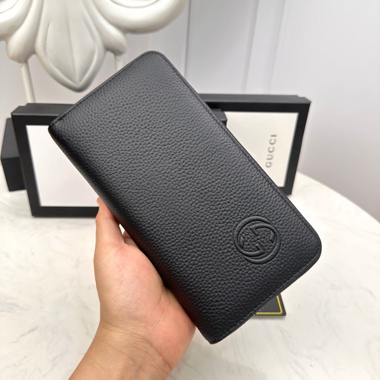 () [Original] Gucci Gucci  [Model] 666002 small wallet [Size] 19-10-2.5cm [Color] black high-end quality (original authentic) [Material] Gucci counter purchases of the classic  the original imported   cowhide  authentic 