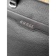 A165-3Gucci Gucci pure cowhide leather briefcase   men's casual handbag computer bag Using exquisite inlay fine work, the classic hundred Physical photography Original original fabric Size 39.28.6.5