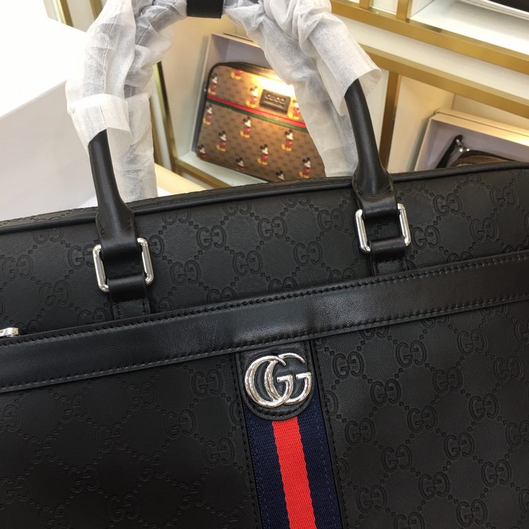 .     Original official website 66560-4 Gucci original single authentic new counter with the same high-end men's casual briefcase   workmanship is super refined and elegant. With imported raw materials cowhide counter sp