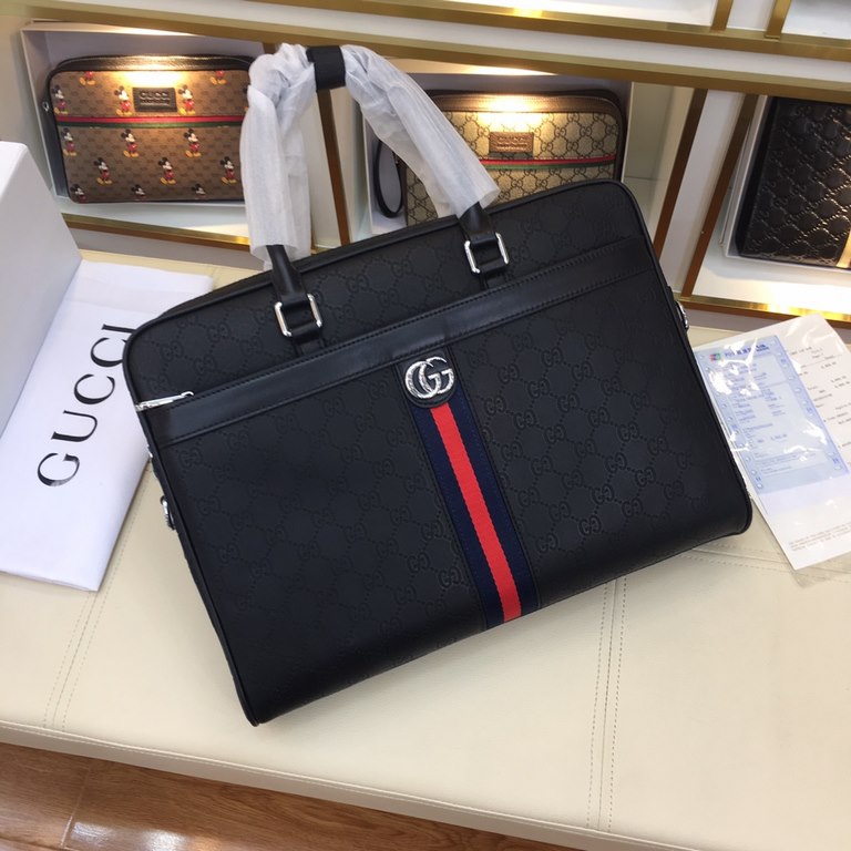 .     Original official website 66560-4 Gucci original single authentic new counter with the same high-end men's casual briefcase   workmanship is super refined and elegant. With imported raw materials cowhide counter sp