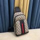 Gucci GUCCI Chest BagSize 18-31-5Counter new    heavy hit replica   original leather replica   leather super soft   super large capacity   customized counter original hardware  smooth zipper    perfect craftsmanship   re