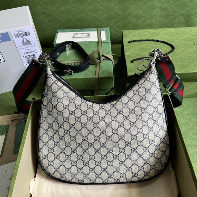 .  With a full set of original green box packaging GG Gucci Attache Series Large Shoulder Backpack The Gucci Love March series is a refreshed interpretation of the brand's canonical elements, paying homage to the endurin