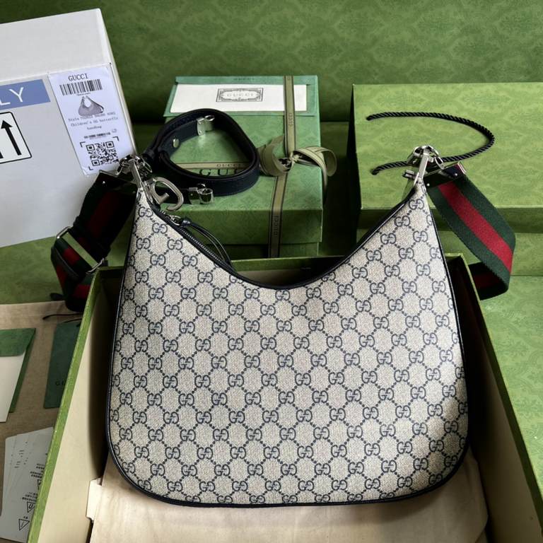 .  With a full set of original green box packaging GG Gucci Attache Series Large Shoulder Backpack The Gucci Love March series is a refreshed interpretation of the brand's canonical elements, paying homage to the endurin