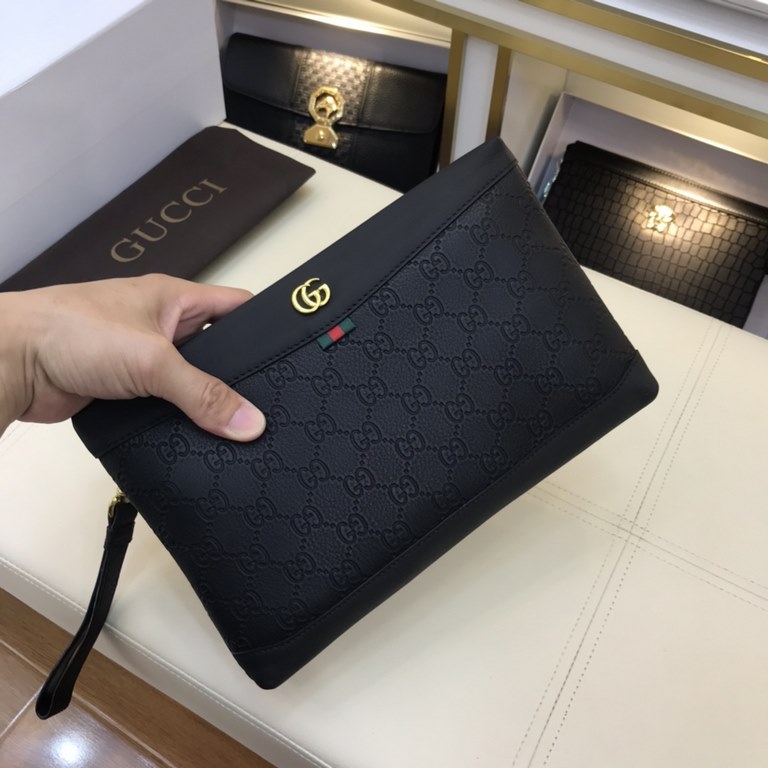 .      Original official website 805-4 Gucci original single authentic counter with the same high-end men's casual clutch   Workmanship is super refined and elegant. With imported raw materials cowhide counter special ha