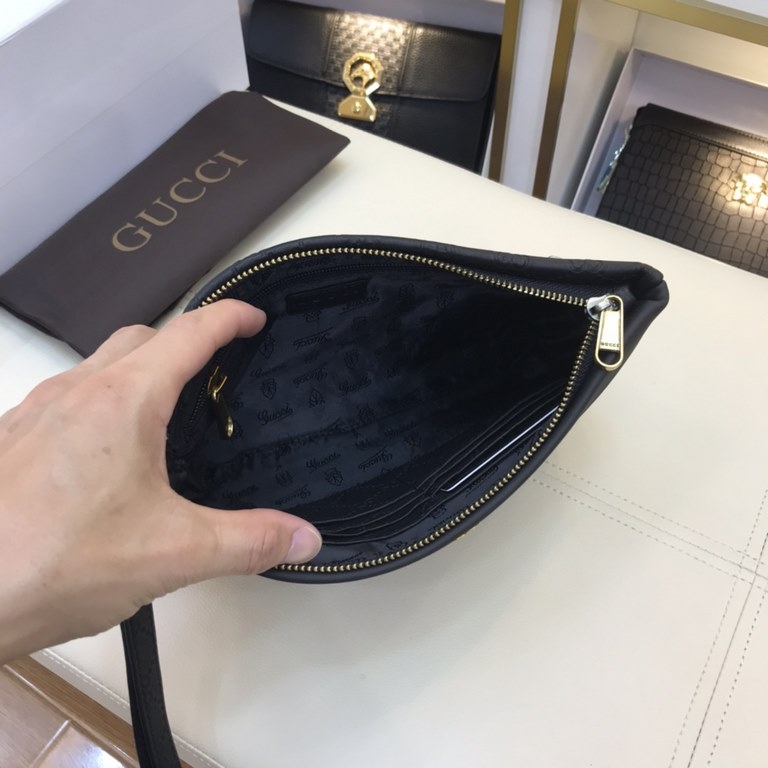 .      Original official website 805-4 Gucci original single authentic counter with the same high-end men's casual clutch   Workmanship is super refined and elegant. With imported raw materials cowhide counter special ha