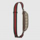 GGG Belt Pouch Model No. 760217Widely used in Gucci's collections, GGG Supreme canvas has become an iconic fabric. On this fanny pack, it's crafted in beige and ebony, injecting a touch of modernity into this accessory.G