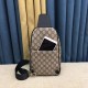 Gucci GUCCI Chest BagSize 18-31-5Counter new    heavy hit replica   original leather replica   leather super soft   super large capacity   customized counter original hardware  smooth zipper    perfect craftsmanship   re