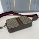 The original official website [original single goods [love] Gucci original single authentic new counter with the same high-end men's casual cross-body bag   workmanship is super refined and elegant. Equipped with importe