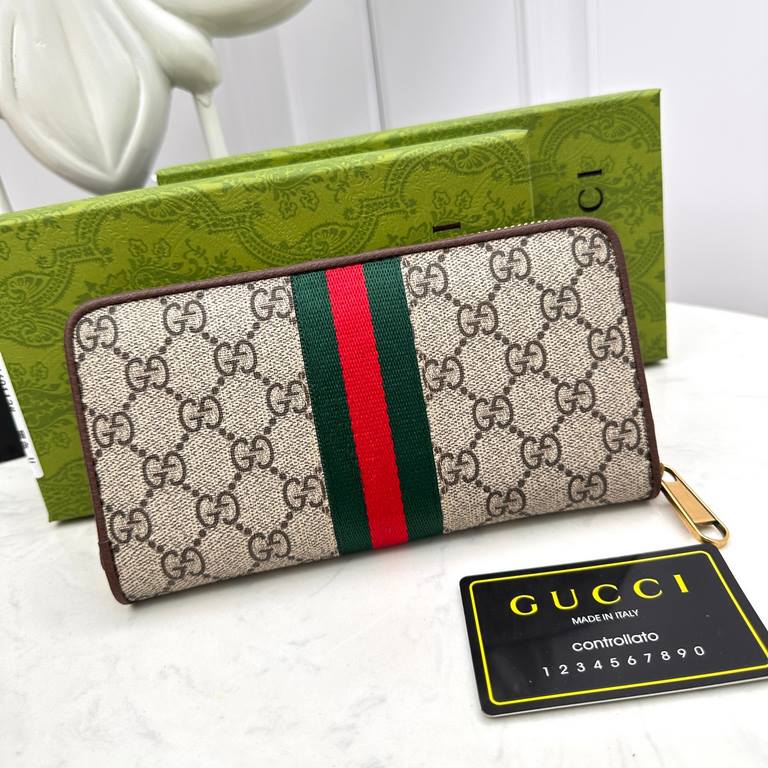 () [Original] Gucci Gucci  [Model] 6660118 small wallet [Size] 19-10-2.5cm [Color] coffee color High-end quality (original authentic) [Material] Gucci counter purchases of the classic  the original imported   cowhide  au