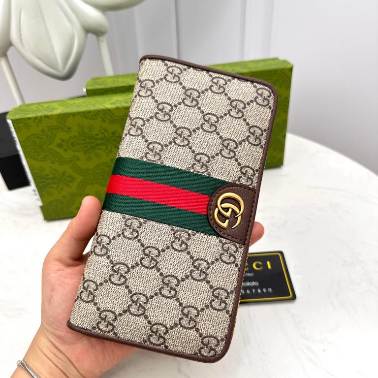 () [Original] Gucci Gucci  [Model] 6660118 small wallet [Size] 19-10-2.5cm [Color] coffee color High-end quality (original authentic) [Material] Gucci counter purchases of the classic  the original imported   cowhide  au