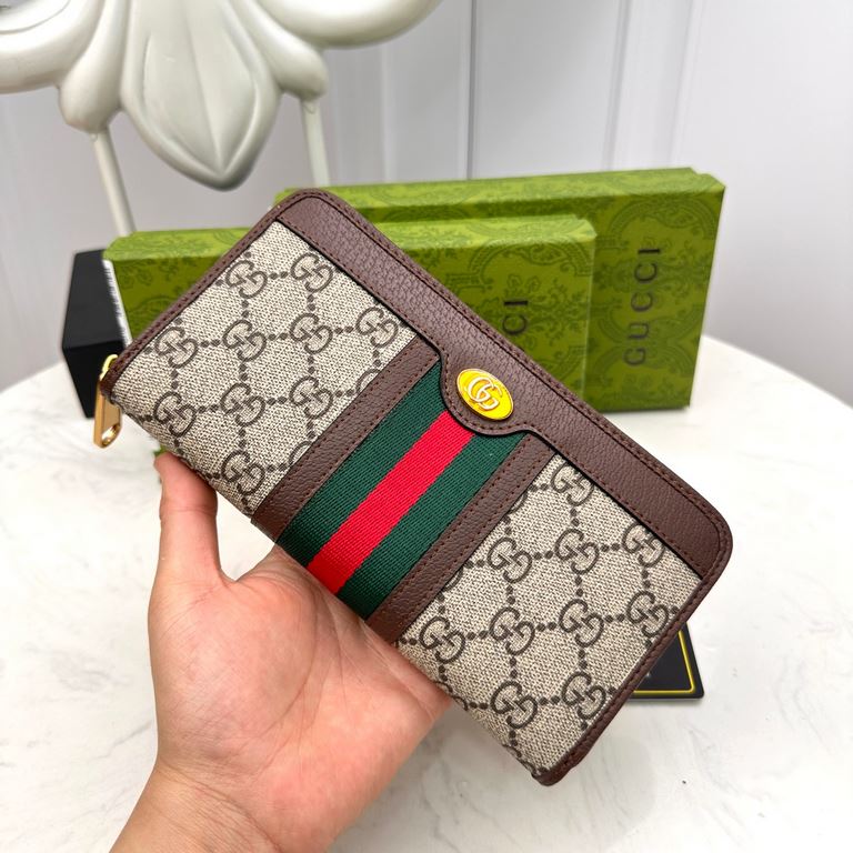 () [Original] Gucci Gucci  [Model] 6660111 small wallet [Size] 19-10-2.5cm [Color] coffee color High-end quality (original authentic) [Material] Gucci counter purchases of the classic  the original imported   cowhide  au