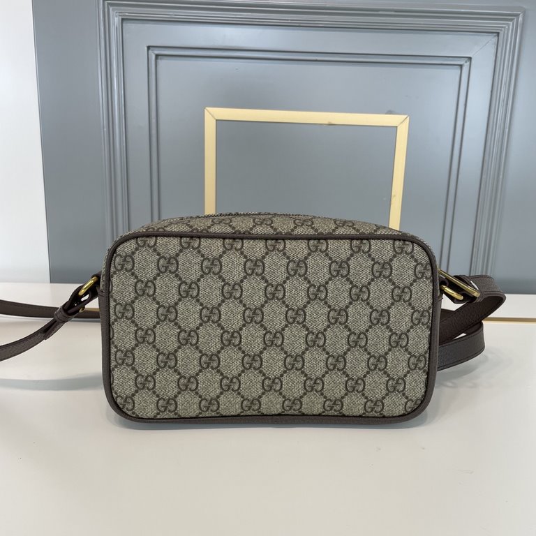 [Original single goods [love] Gucci original single authentic new counter with the same high-end men's casual cross-body bag   workmanship is super refined and elegant. With imported raw materials cowhide counter special