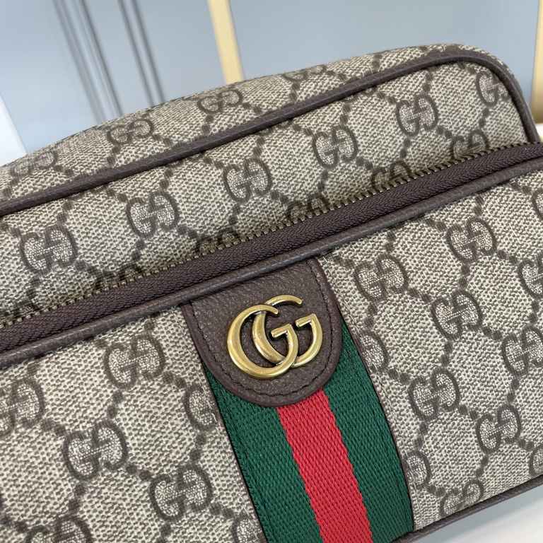 [Original single goods [love] Gucci original single authentic new counter with the same high-end men's casual cross-body bag   workmanship is super refined and elegant. With imported raw materials cowhide counter special