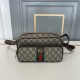 [Original single goods [love] Gucci original single authentic new counter with the same high-end men's casual cross-body bag   workmanship is super refined and elegant. With imported raw materials cowhide counter special