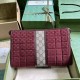 .   With a full set of original green box packaging   Mini GG Canvas Clutch Bag.Gucci's small leather accessories push the boundaries of design and continue to reinterpret classic travel pieces in a personalized way. Thi