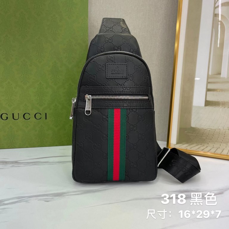 The original official network Model 318 # top original version of the goods 2020 Gucci GUCCI counter popular models, high-end atmosphere, fashion and taste, the latest top GUCCl special head layer cowhide, feel good fabr