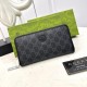 [Original] Gucci Gucci  [Model] 6660107 small wallet [Size] 19-10-2.5cm [Color] black High-end quality (original authentic) [Material] Gucci counter purchases classic  original imported   cowhide  authentic imported YKK 