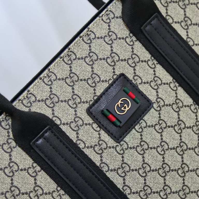 秘秘 [Gucci 88125 】     Counter the latest explosion of men's briefcases, heavy money to create a new channel goods   energetic   ideal for men's   original hardware  LOGO clear and unparalleled   top layer of head Cowhide