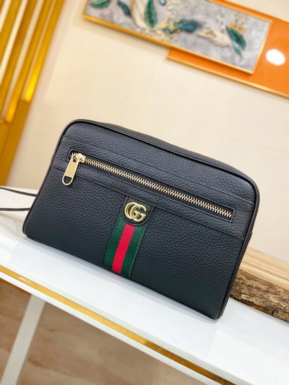 [Gucci 640-3 Clutch Bag]     Europe's top-quality water goods handbags, heavily funded to create a new channel goods   Energetic   Ideal for men's style   Original hardware   LOGO clear and unparalleled   top original he