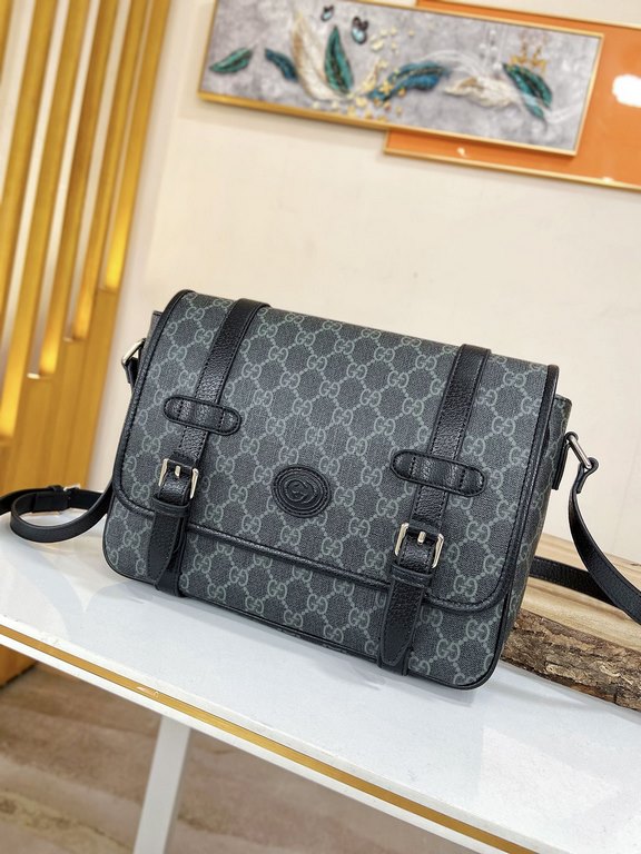 [Gucci 658542 Crossbody Bag]    Homage to the classics with the original design elements of the first messenger bagThe flap is closed with a magnetic closure for easier access to your belongingsThe bag's interior is spac