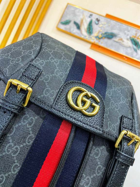 [Gucci 9080 Shoulder Bag]     New for early spring! In GG Supreme synthetic canvas with contrasting high-tech mesh detailing and styling inspired by mountaineering backpacks, the Ophidia collection is a classic pairing o