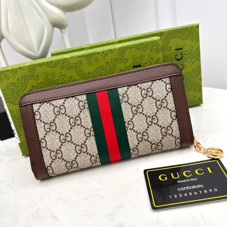 () [Original] Gucci Gucci  [Model] 6660110 small wallet [Size] 19-10-2.5cm [Color] coffee color High-end quality (original authentic) [Material] Gucci counter purchases of the classic  the original imported   cowhide  au