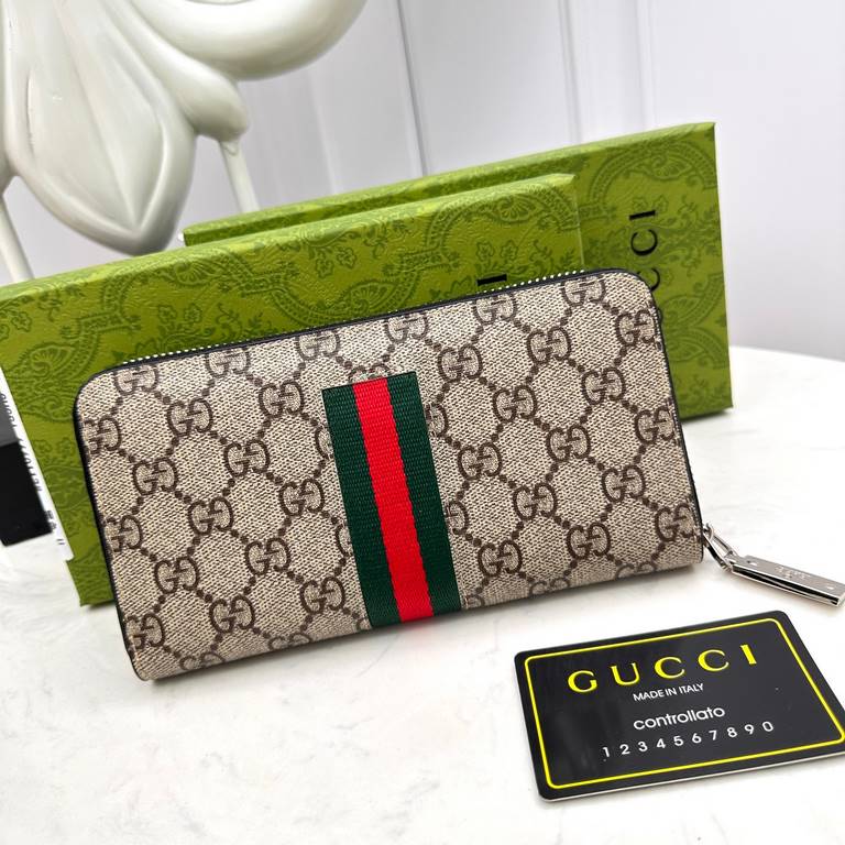 () [Original] Gucci Gucci  [Model] 666012 small wallet [Size] 19-10-2.5cm [Color] black high-end quality (original authentic) [Material] Gucci counter purchases classic  original imported   cowhide  authentic imports of 