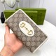 () [Original] Gucci Gucci  [Model] 6660119 small wallet [Size] 19-10-2.5cm [Color] white High-end quality (original authentic) [Material] Gucci counter purchases of classic  original imported   cowhide  authentic importe