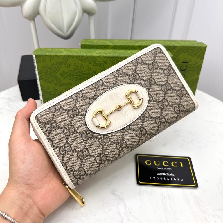 () [Original] Gucci Gucci  [Model] 6660119 small wallet [Size] 19-10-2.5cm [Color] white High-end quality (original authentic) [Material] Gucci counter purchases of classic  original imported   cowhide  authentic importe