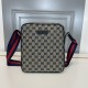 Original single goods [love] Gucci new original single authentic new counter with the same high-end men's casual cross-body bag   workmanship is super refined and elegant. With imported raw materials cowhide counter spec