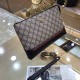 GUCCI Gucci The latest explosion of men's shoulder bags, high-end quality fabrics with imported layer of scalp Leather grain clear leather gloss is excellent, the leather feel soft and comfortable    perfect interpretati