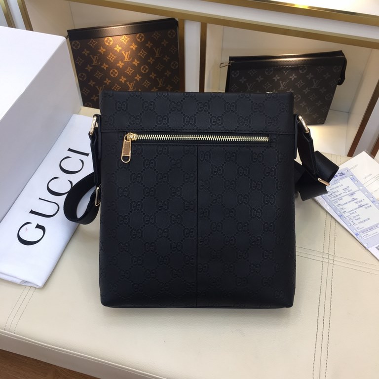 .       Original official website 66578-3 Gucci original single authentic new counter with the same high-end men's casual cross-body bag   workmanship is super refined and elegant. With imported raw materials cowhide cou