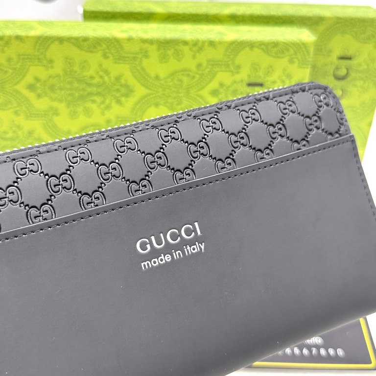 () [Original] Gucci Gucci  [Model] 666073 small wallet [Size] 19-10-2.5cm [Color] black high-end quality (original authentic) [Material] Gucci counter purchases of the classic  the original imported   cowhide  authentic 