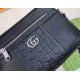 秘秘 Gucci    Counter the latest explosion of men's crossbody bags, heavy money to create a new channel goods   energetic   ideal for men's   the original hardware  LOGO clear and unparalleled   top layer of cowhide   qual