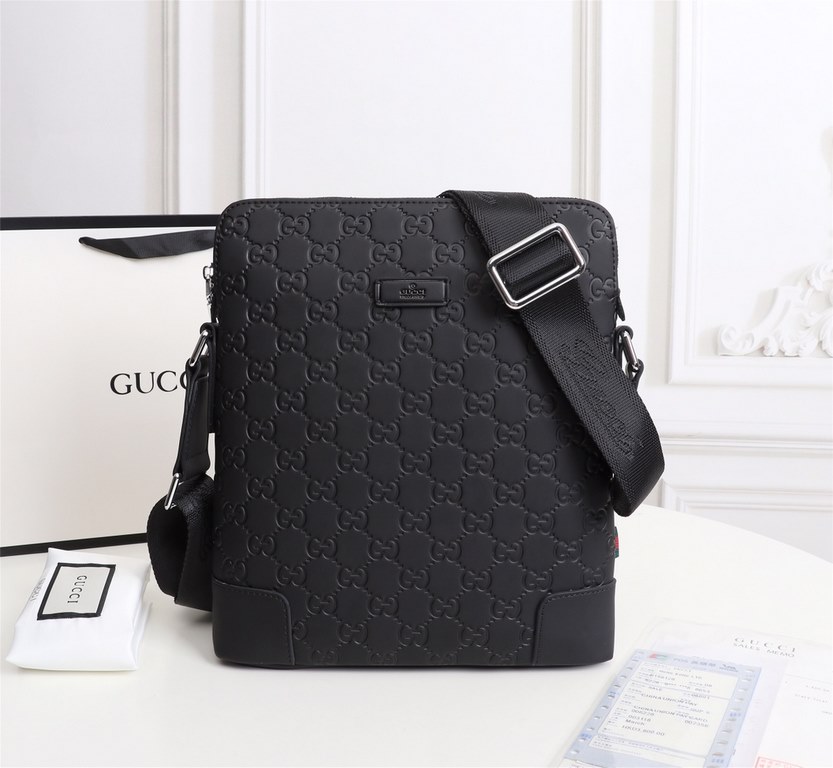 (Lot. Model K7-3 ~ crossbody bag black) Gucci GUCCI [Delight] men's casual series      quite broad smooth and generous last design, with superb stitching to outline the leisure of the elegant mood,      depicts a man's s