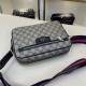 .     The original single official website 8004-3 Gucci original single authentic new counter with the same high-end men's casual cross-body bag   workmanship is super refined and elegant. Leather feel soft and comfortab