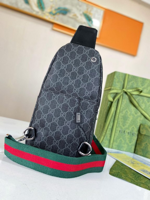 秘秘 [Gucci Chest Packs]    European water goods chest packs fanny packs, heavy money to create a new channel goods   energetic   ideal for men's   original hardware  LOGO clear and unparalleled   the top of the original f