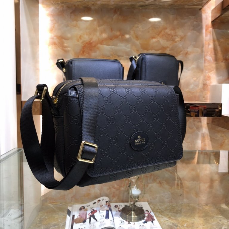 Model85032-2[Love] Gucci new (embossed models) high-end men's casual cross-body bag   super exquisite workmanship. Fashionable and versatile Made of imported cowhide leather, soft and comfortable feel super upscale      