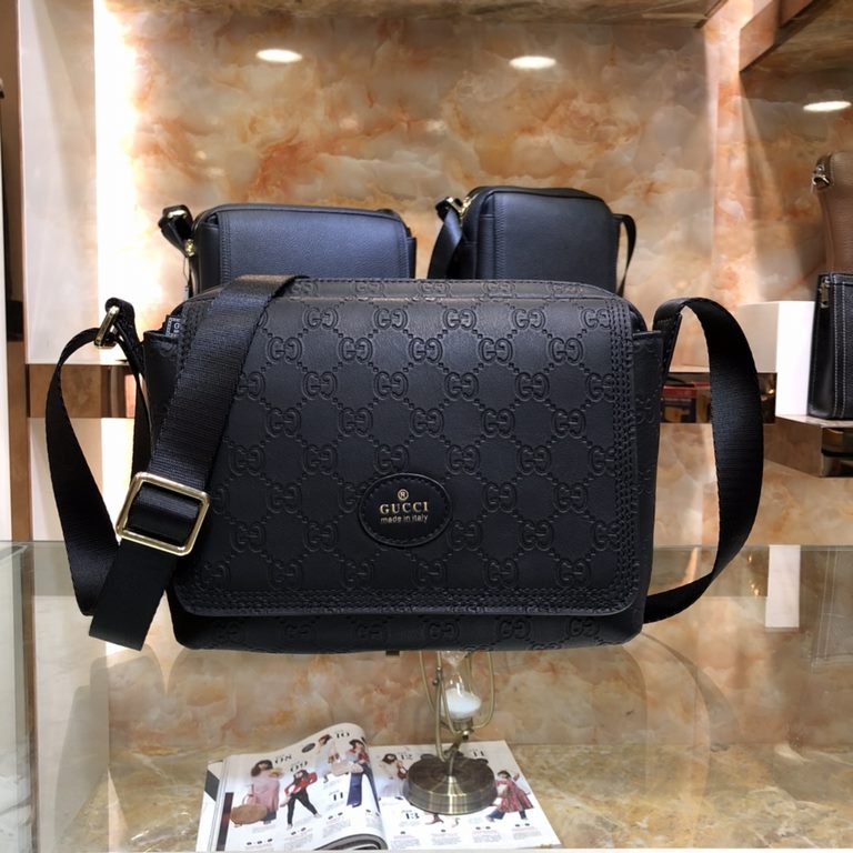 Model85032-2[Love] Gucci new (embossed models) high-end men's casual cross-body bag   super exquisite workmanship. Fashionable and versatile Made of imported cowhide leather, soft and comfortable feel super upscale      