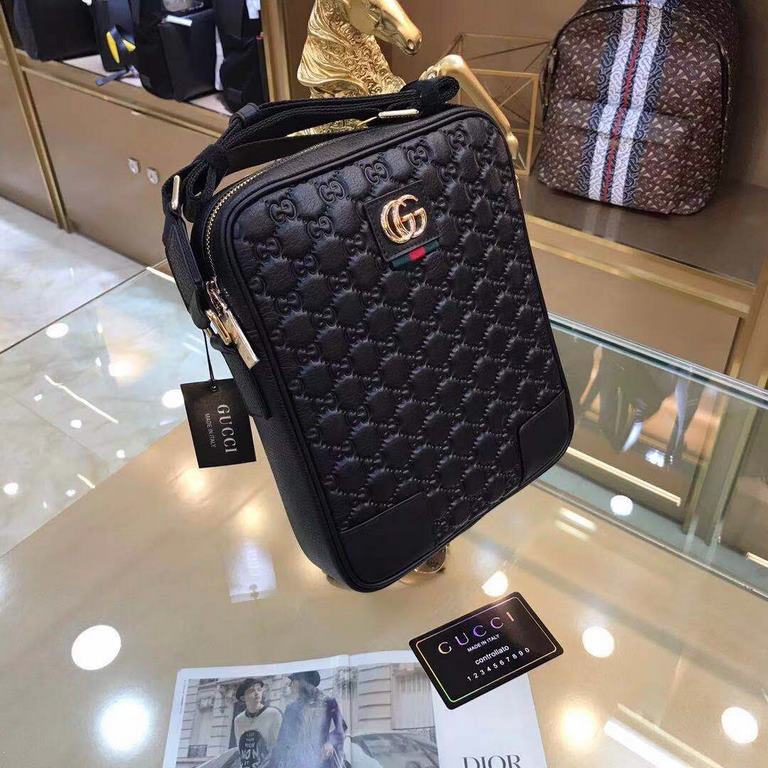 Original Leather Exclusive  [Original Goods] Gucci Crossbody BagModel 38038-2Size 24-28-6Counter new    Heavy hit replica   original leather replica   leather super soft   oversized capacity   customized counter original