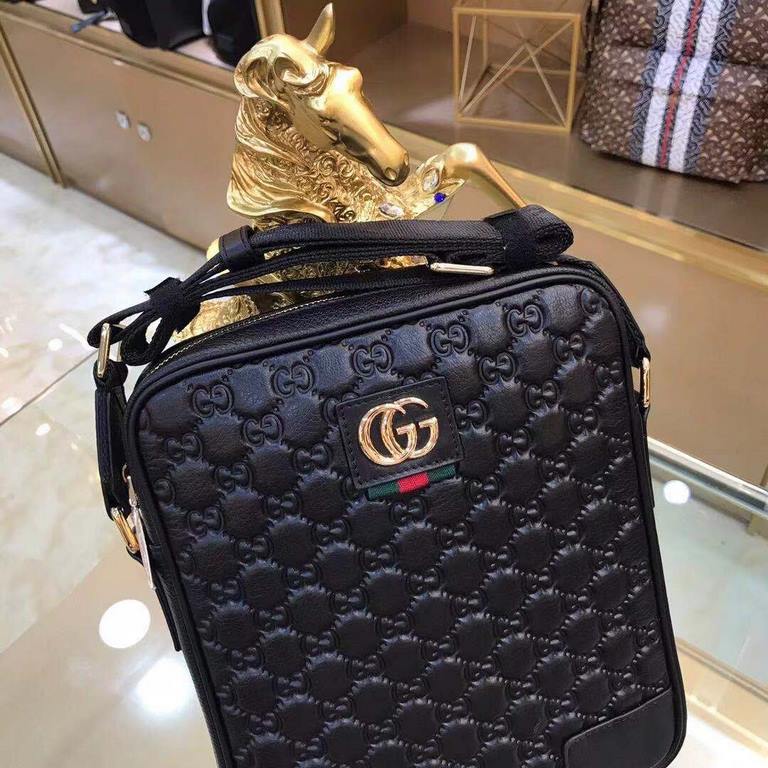 Original Leather Exclusive  [Original Goods] Gucci Crossbody BagModel 38038-2Size 24-28-6Counter new    Heavy hit replica   original leather replica   leather super soft   oversized capacity   customized counter original