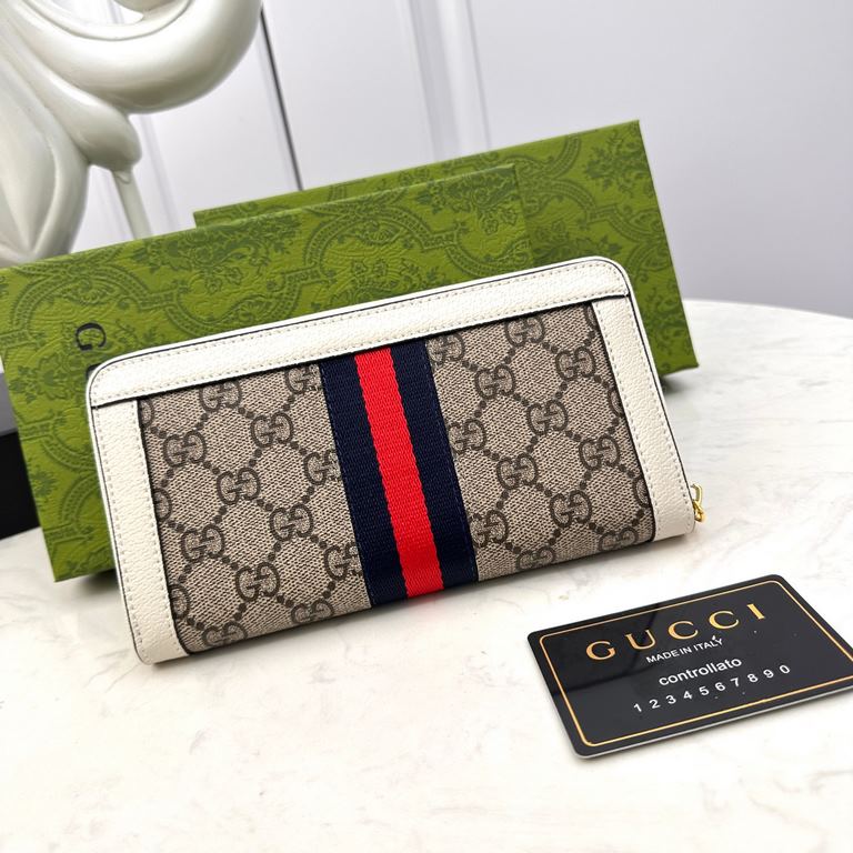 [Original] Gucci Gucci  [Model] 6660120 small wallet [Size] 19-10-2.5cm [Color] black high-end quality (original authentic) [Material] Gucci counter purchases classic  original imported   cowhide  authentic imported YKK 