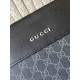 A90-1GUCCI original single head layer cowhide leather briefcase men's bag crossbody bag using exquisite inlay fine work, classic hundred physical photography original fabrics high-end quality with dust bag Size 23  26  6