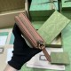 .   Comes with a full set of original green box packaging  GG Diana Collection Super Double G Bamboo Wallet. This full-zip wallet combines the brand's recognizable elements with bamboo hardware and monogrammed details. C