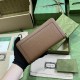 .   Comes with a full set of original green box packaging  GG Diana Collection Super Double G Bamboo Wallet. This full-zip wallet combines the brand's recognizable elements with bamboo hardware and monogrammed details. C