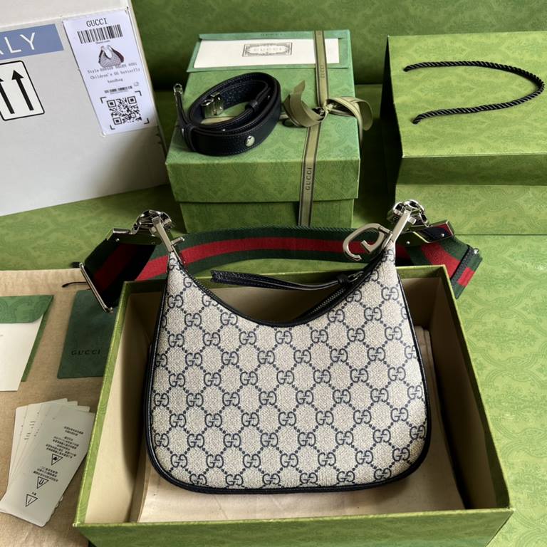 .  With a full set of original green box packaging GG Gucci Attache Series Small Shoulder Backpack The Gucci Love March collection is a refreshed interpretation of the brand's canonical elements, paying homage to the end