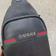 The original official website [original single goods [love] Gucci original single authentic new counter with the same high-end men's casual chest bag   workmanship is super refined and elegant. Equipped with imported raw